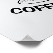 コーヒーと音楽 ポスター (角)