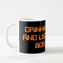 コーヒーと80s聞音楽を飲む コーヒーマグカップ