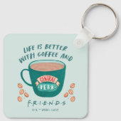 コーヒーとFRIENDS™があるから人生はもっと素敵 キーホルダー (裏面)