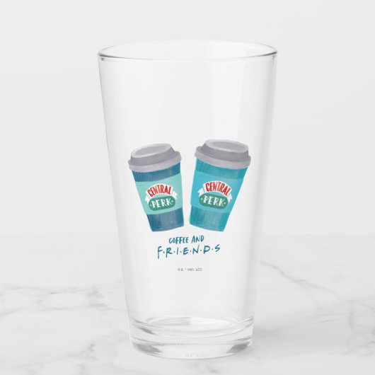 コーヒーとFRIENDS™ タンブラーグラス (正面)