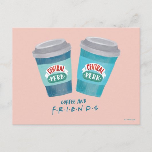 コーヒーとFRIENDS™ ポストカード (正面)