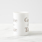 コーヒーなき会話 ボーンチャイナマグカップ (正面)