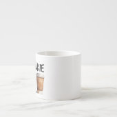 コーヒーなしで話すな 面白いラバーギフト コーヒー エスプレッソカップ (正面)