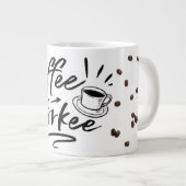 コーヒーなしコーヒーなし ジャンボコーヒーマグカップ (正面右)