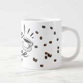 コーヒーなしコーヒーなし ジャンボコーヒーマグカップ (右)