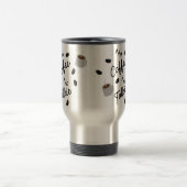 コーヒーなし、会話なし トラベルマグ (中央)