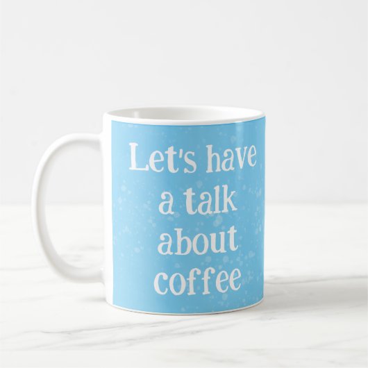 コーヒーについて話そう コーヒーマグカップ (左)