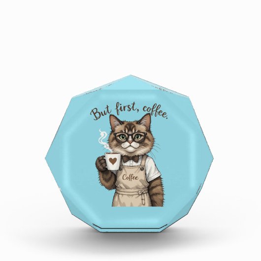 コーヒーにゃんこが先よ フォトブロック (正面)