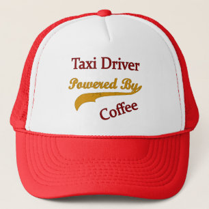 コーヒーによって動力を与えられるタクシー運転手 キャップ