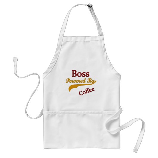 コーヒーによって動力を与えられるボス スタンダードエプロン (正面)