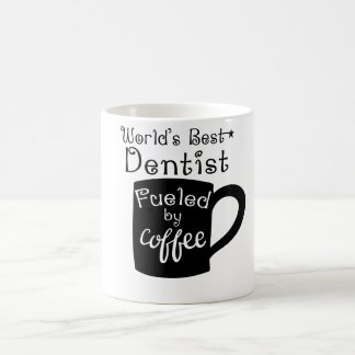 コーヒーによって燃料を供給される世界で最も最高のな歯科医 コーヒーマグカップ