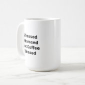 コーヒーによって賛美されるマグ コーヒーマグカップ (正面左)