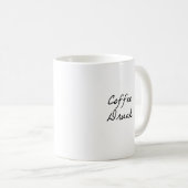 コーヒーによって飲まれるマグ コーヒーマグカップ (正面右)
