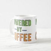 コーヒーにエネルギーをもらって コーヒーマグカップ (正面左)