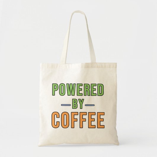 コーヒーにエネルギーをもらって トートバッグ (正面)
