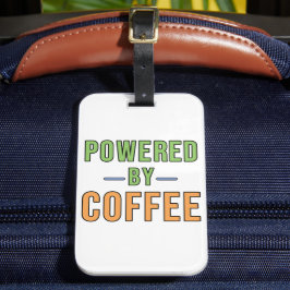 コーヒーにエネルギーをもらって ラゲッジタグ