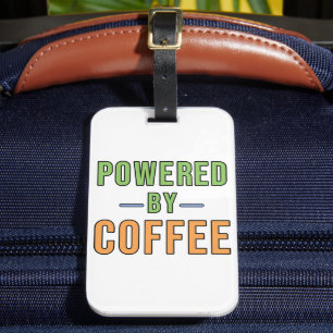 コーヒーにエネルギーをもらって ラゲッジタグ
