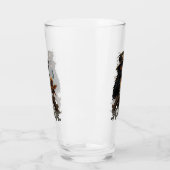 コーヒーに力を得たワタシギ タンブラーグラス (左)