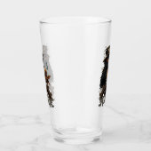 コーヒーに力を得たワタシギ タンブラーグラス (右)