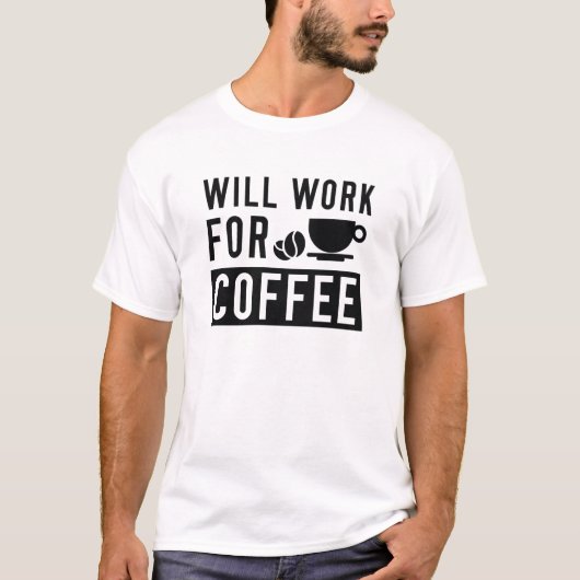 コーヒーに効く Tシャツ (正面)