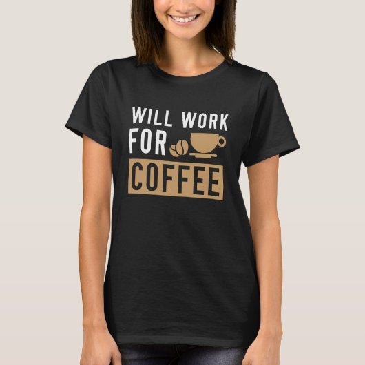 コーヒーに効く Tシャツ (正面)