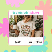 コーヒーに支えられたママと植物愛好家 トライブレンドTシャツ