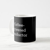 コーヒーに支えられた指揮者の コーヒーマグカップ (正面左)