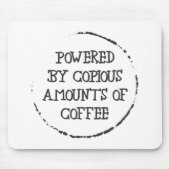 コーヒーに支えられて マウスパッド (正面)