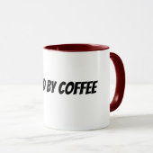 コーヒーに支えられて マグカップ (正面右)