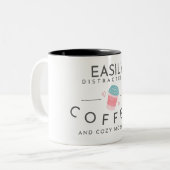 コーヒーに気を取られがち? ツートーンマグカップ (正面左)