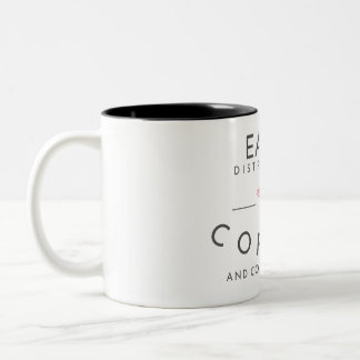 コーヒーに気を取られがち？ ツートーンマグカップ