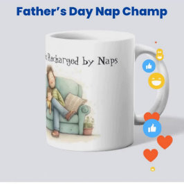 コーヒーに熱狂、昼寝父の日に再充電 コーヒーマグカップ