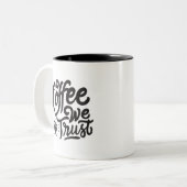 コーヒーに誓う 二色マグカップ ツートーンマグカップ (正面左)