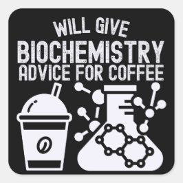 コーヒーに関する生化学的アドバイスを提供します スクエアシール