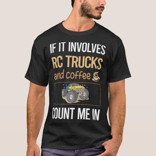 コーヒーに関係するRCトラック トラック Tシャツ (正面)