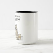 コーヒーに頼って走る マグカップ (中央)