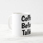 コーヒーのあとおしゃべり コーヒーマグカップ (正面左)