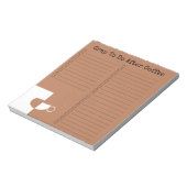 「コーヒーのあとに食べなさい」 ノートパッド (回転)