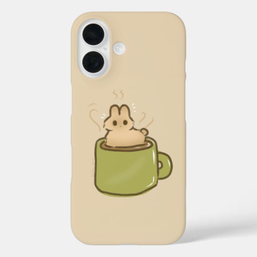 コーヒーのうさぎ Case-Mate iPhoneケース (裏面)
