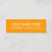 コーヒーのお客様の評価モダンの基準 ロイヤリティカード (裏面)