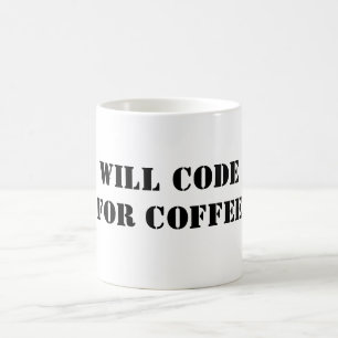 コーヒーのためにコードします コーヒーマグカップ