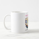 コーヒーのためのマグカップ私のキャラバンキャンピングホリデーティーカップ コーヒーマグカップ (左)