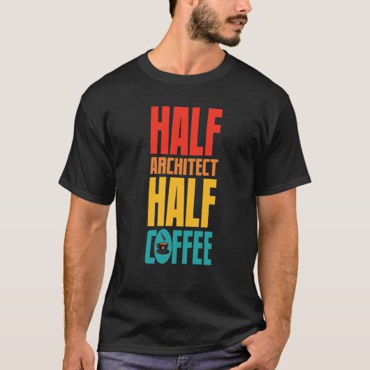 コーヒーのための建築家 Tシャツ (正面)