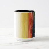 コーヒーのための祈りの言葉 ツートーンマグカップ (中央)