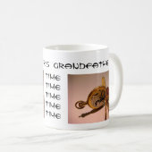 コーヒーのための祖父の時間 コーヒーマグカップ (正面右)