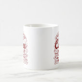 コーヒーのない一日なんて? 冗談でしょ… 私には想像もつかない コーヒーマグカップ (中央)