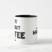 コーヒーのない一日... - マグカップ (中央)