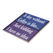 コーヒーのない日 タイル (側面)