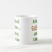 コーヒーのない1日 - Tシャツ コーヒーマグカップ (中央)