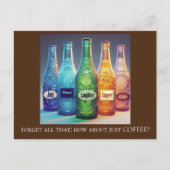 コーヒーのはがきに限る ポストカード (正面)